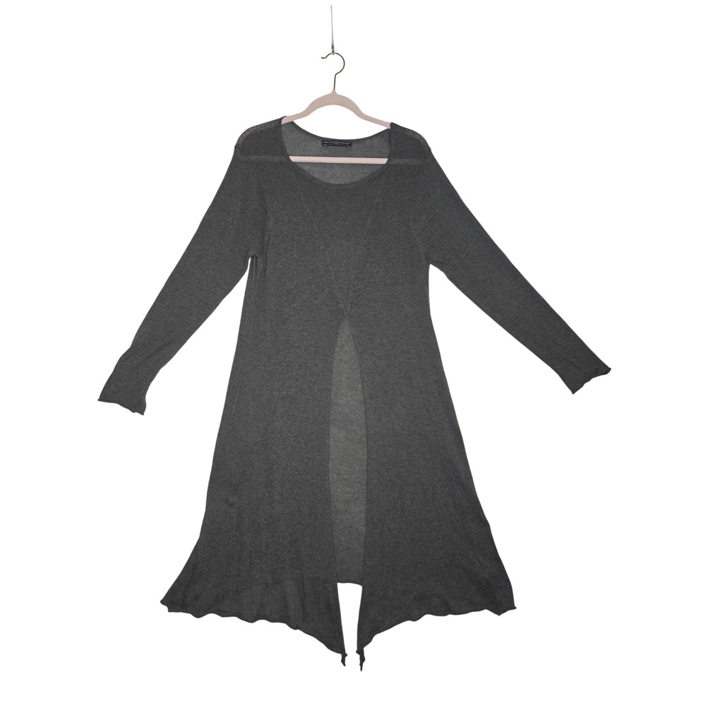 PeruvianConnection Charcoal Gray PimaCotton HighSlit Tunic Sweater
XL Flaw!